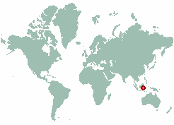 Buton in world map