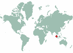 Cina in world map